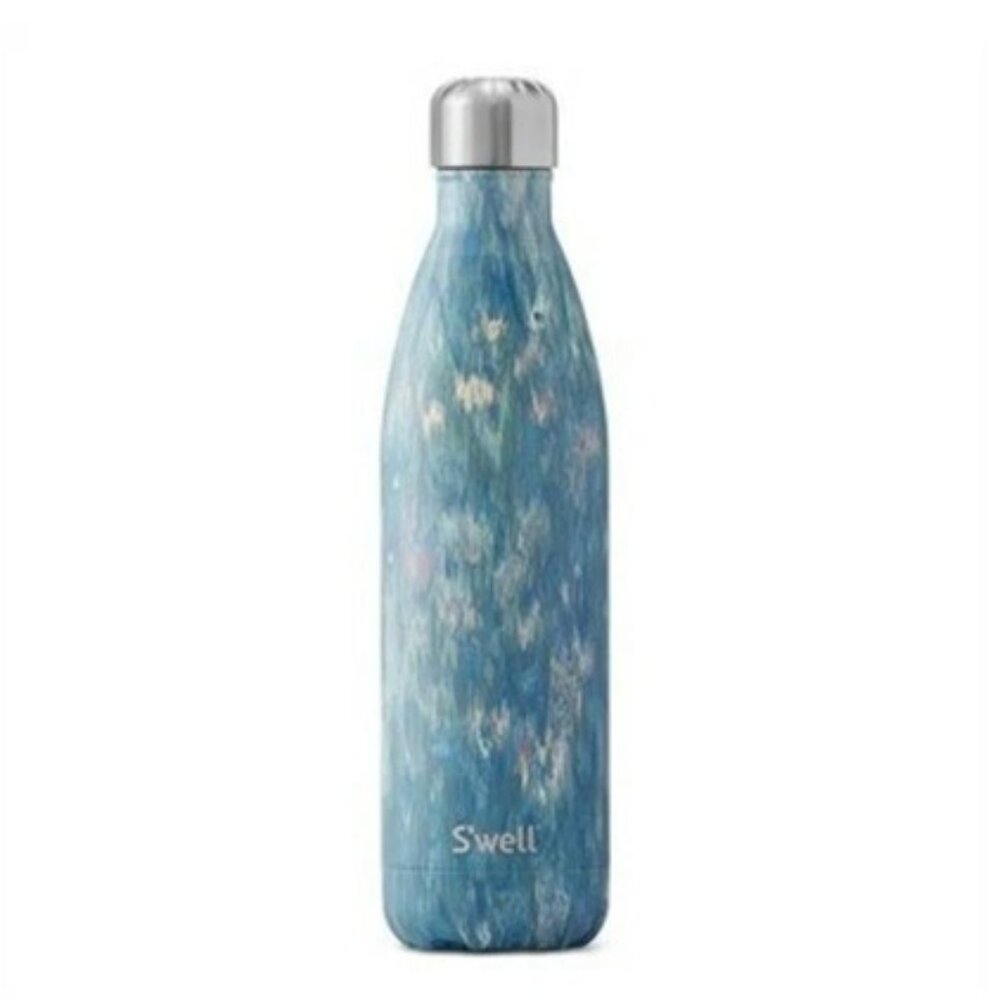 S'well Painted Poppy Insulated Stainless Steel Water Bottle 17oz/500ml